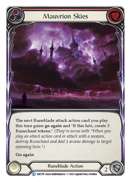 Mauvrion Skies (Red) 1HP276 (History Pack 1)
