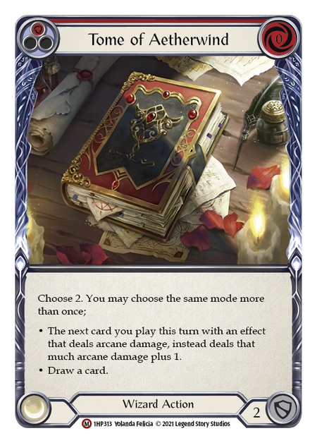 Tome of Aetherwind (Red) 1HP313 (History Pack 1)