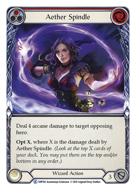 Aether Spindle (Red) 1HP314 (History Pack 1)