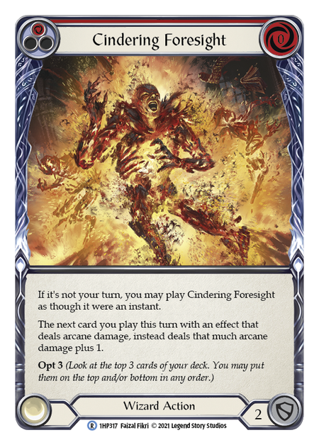 Cindering Foresight (Red) 1HP317 (History Pack 1)