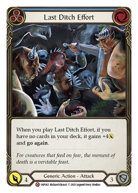 Last Ditch Effort (Blue) 1HP362 (History Pack 1)