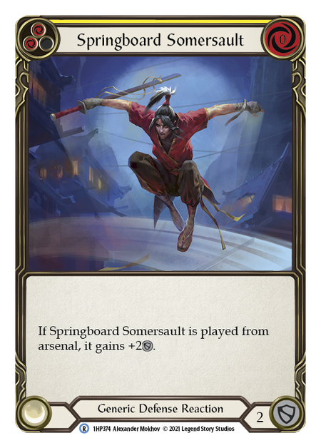Springboard Somersault (Yellow) 1HP374 (History Pack 1)