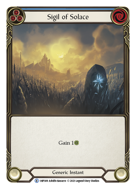 Sigil of Solace (Blue) 1HP389 (History Pack 1)