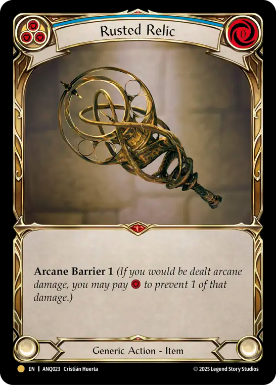 Rusted Relic (Blue) ANQ023 (Compendium of Rathe Antiquity)