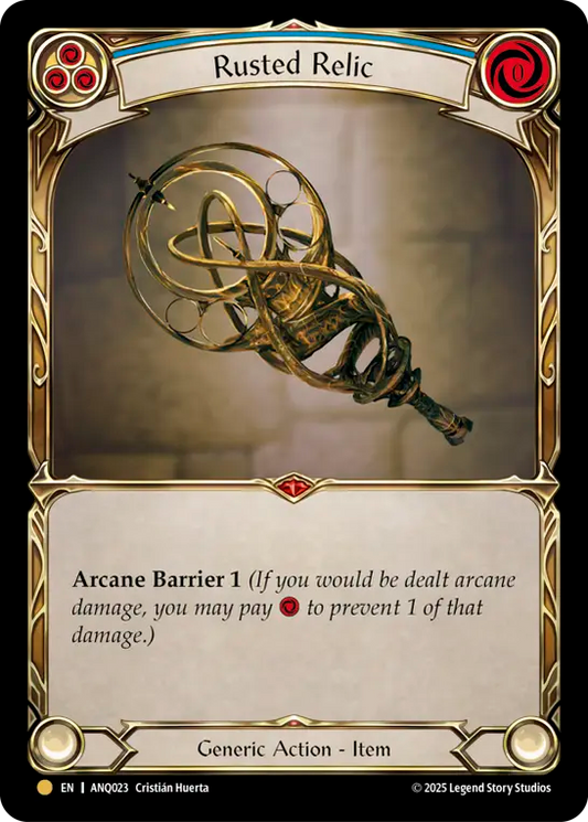 Rusted Relic (Blue) ANQ023 (Compendium of Rathe Antiquity)