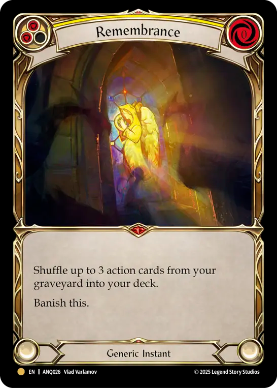 Remembrance (Yellow) ANQ026 (Compendium of Rathe Antiquity)