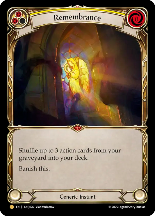 Remembrance (Yellow) ANQ026 (Compendium of Rathe Antiquity)
