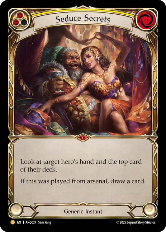 Seduce Secrets (Yellow) ANQ027 (Compendium of Rathe Antiquity)
