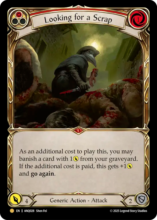 Looking for a Scrap (Red) ANQ028 (Compendium of Rathe Antiquity)