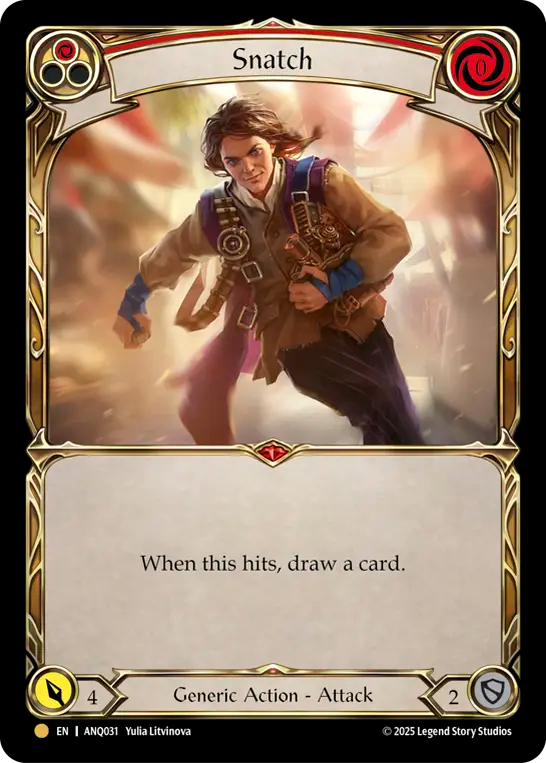 Snatch (Red) ANQ031 (Compendium of Rathe Antiquity)
