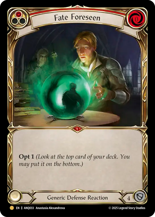 Fate Foreseen (Red) ANQ033 (Compendium of Rathe Antiquity)