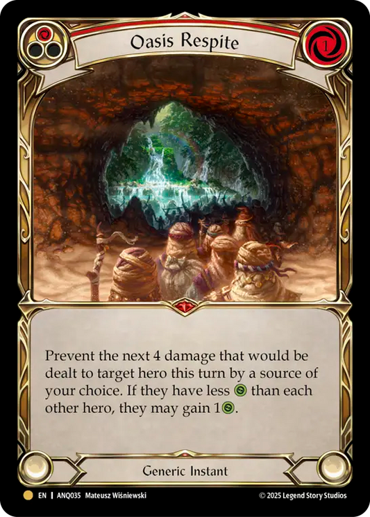 Oasis Respite (Red) ANQ035 (Compendium of Rathe Antiquity)