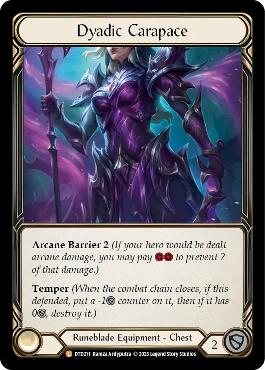 Dyadic Carapace Rainbow Foil DTD211 (Dusk Till Dawn)