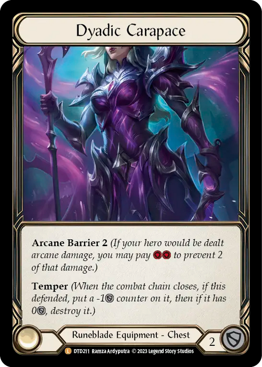 Dyadic Carapace Rainbow Foil DTD211 (Dusk Till Dawn)