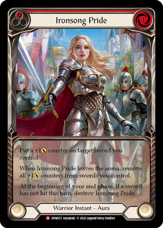 Ironsong Pride Extended Art Rainbow Foil (Red) DYN072 (Dynasty)