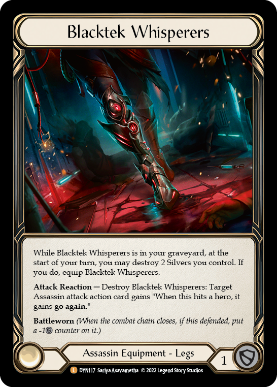 Blacktek Whisperers Rainbow Foil DYN117 (Dynasty)