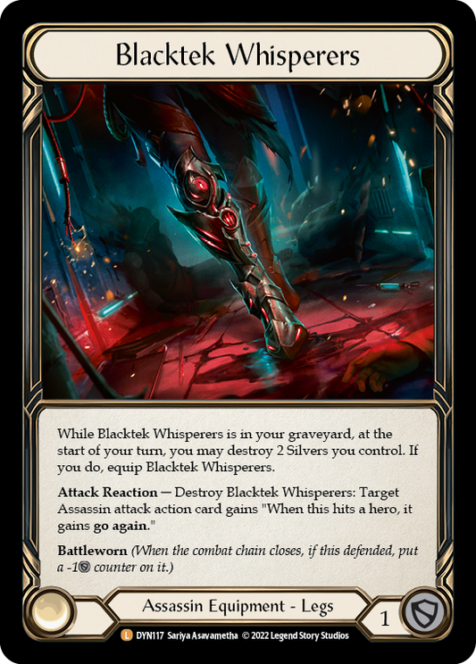 Blacktek Whisperers Rainbow Foil DYN117 (Dynasty)