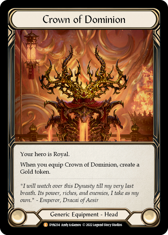 Crown of Dominion Rainbow Foil DYN234 (Dynasty)