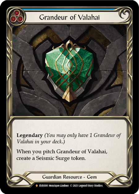 Grandeur of Valahai Cold Foil (Blue) EVR000 