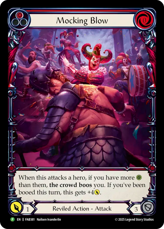 Mocking Blow Extended Art Rainbow Foil (Red) FAB381 (Promo)