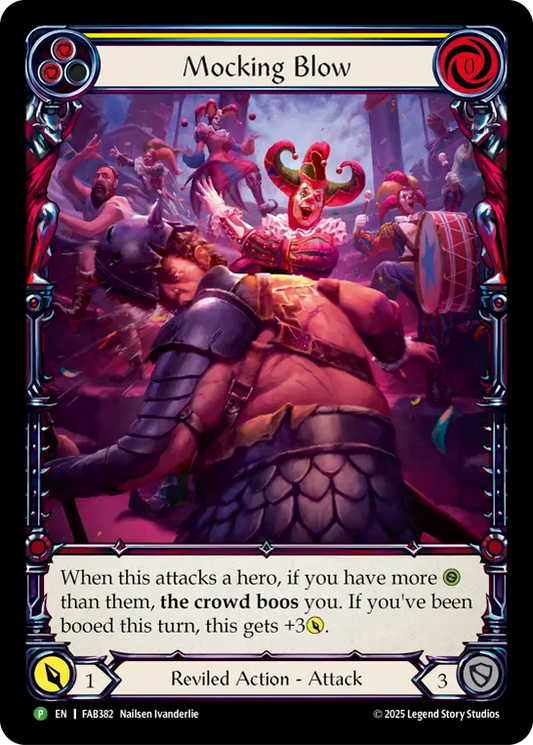 Mocking Blow Extended Art Rainbow Foil (Yellow) FAB382 (Promo)