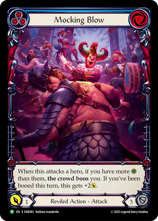 Mocking Blow Extended Art Rainbow Foil (Blue) FAB383 (Promo)