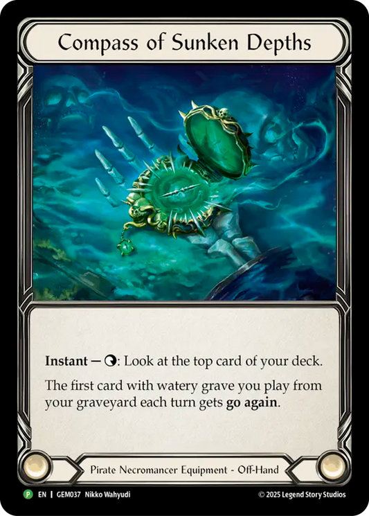 Compass of Sunken Depths Cold Foil GEM037 (Promo)