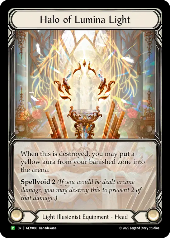 Halo of Lumina Light Extended Art Rainbow Foil GEM080 (Promo)
