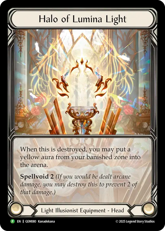 Halo of Lumina Light Extended Art Rainbow Foil GEM080 (Promo)