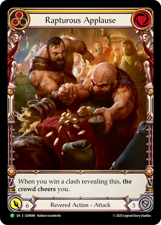 Rapturous Applause Extended Art (Yellow) GEM089 (Promo)