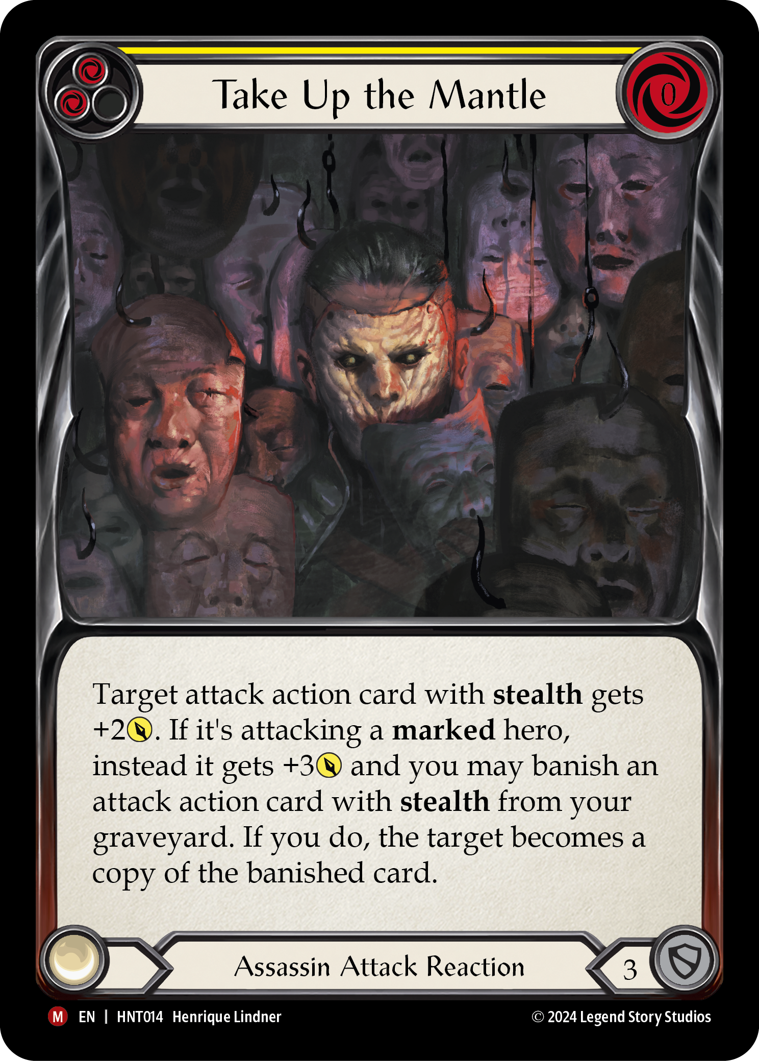 Take Up the Mantle (Yellow) HNT014 (The Hunted)