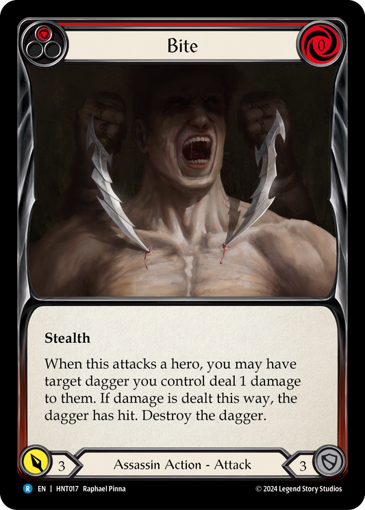 Bite Rainbow Foil (Red) HNT017 (The Hunted)