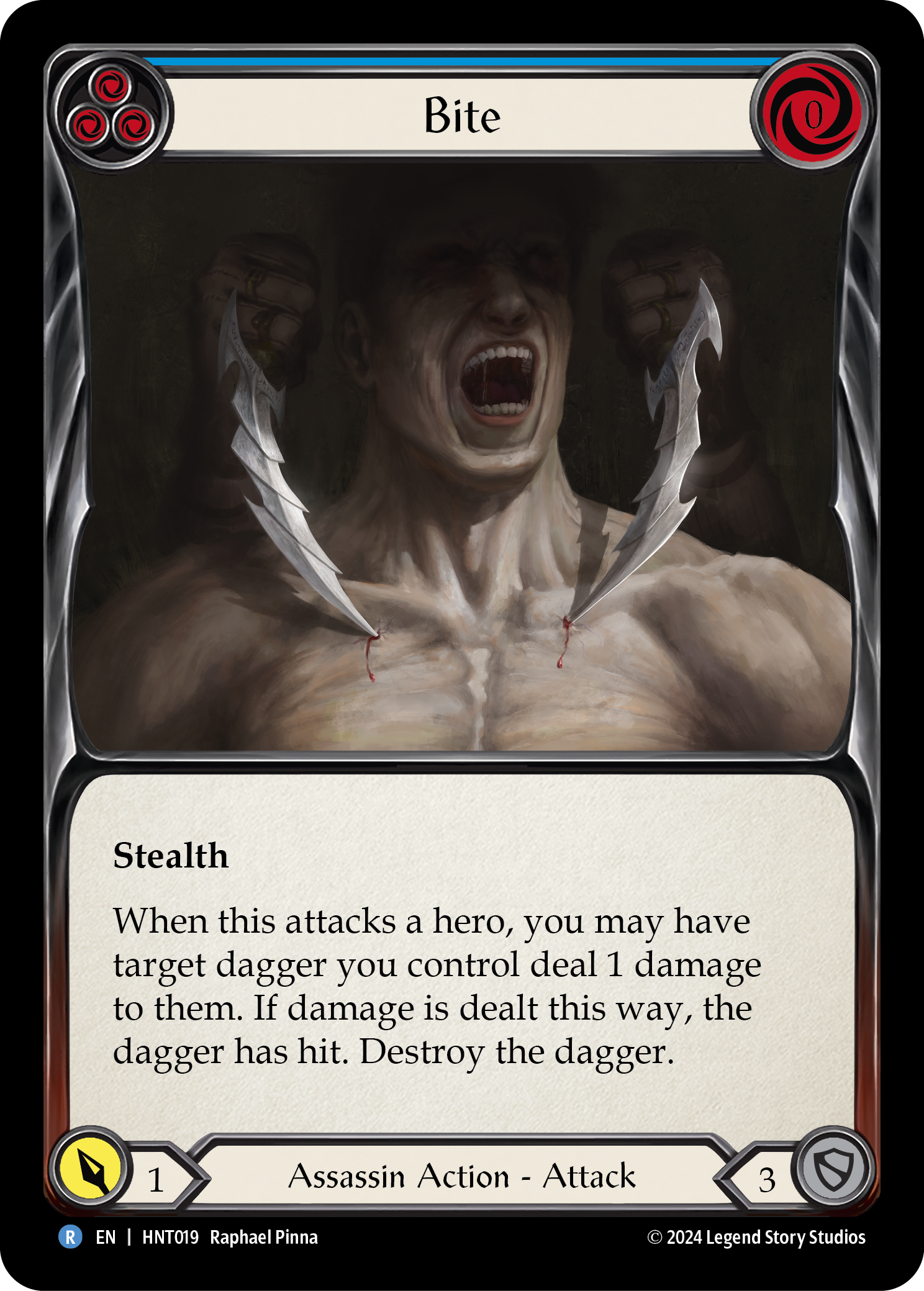 Bite (Blue) HNT019 (The Hunted)