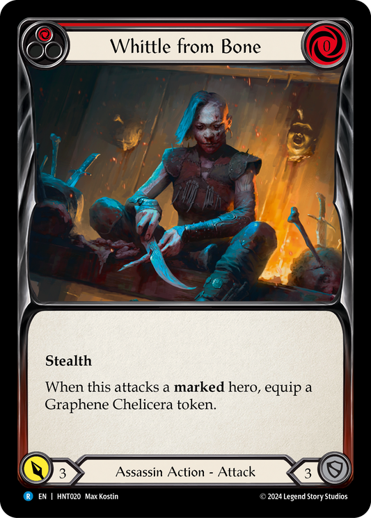 Whittle from Bone Rainbow Foil (Red) HNT020 (The Hunted)
