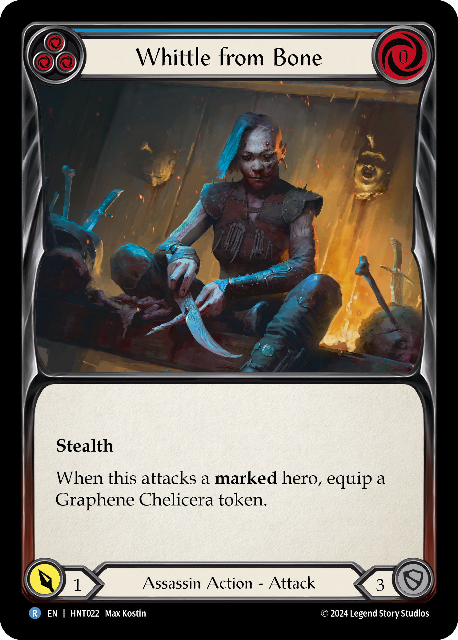 Whittle from Bone (Blue) HNT022 (The Hunted)