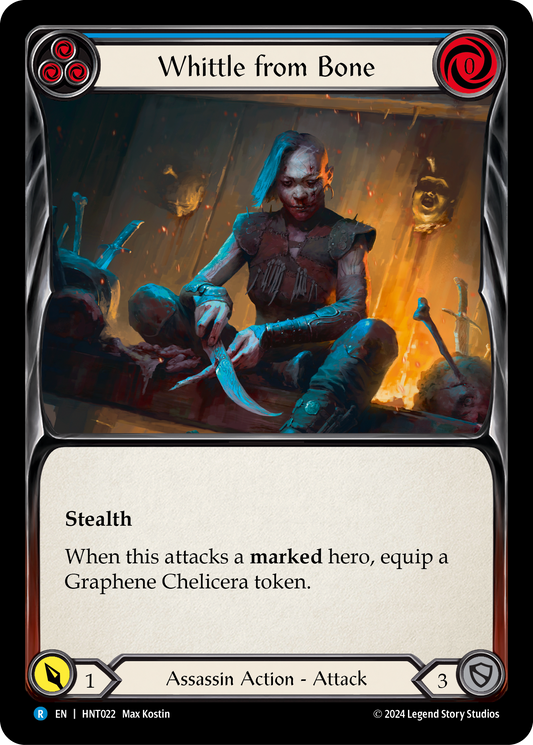 Whittle from Bone Rainbow Foil (Blue) HNT022 (The Hunted)