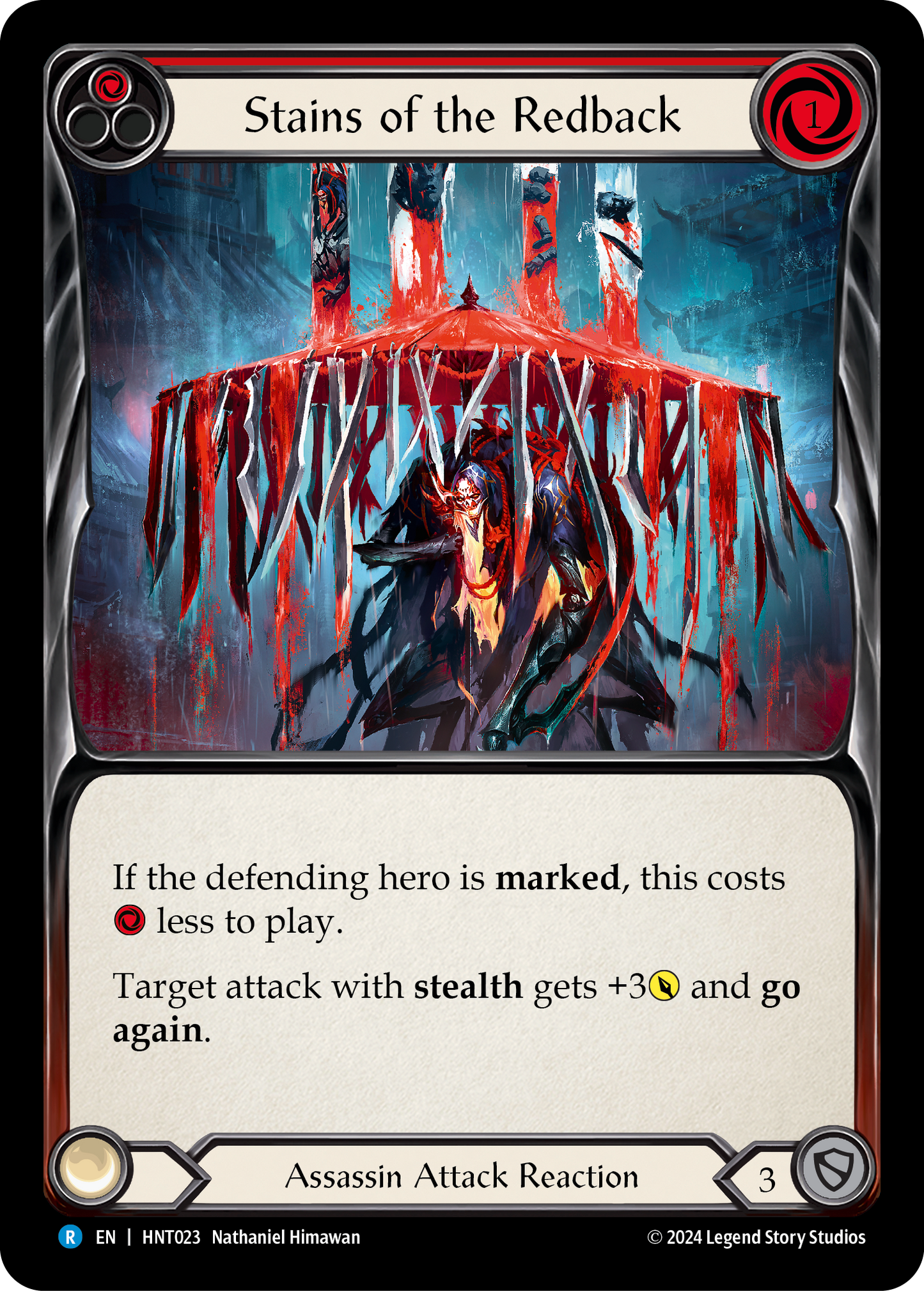 Stains of the Redback (Red) HNT023 (The Hunted)
