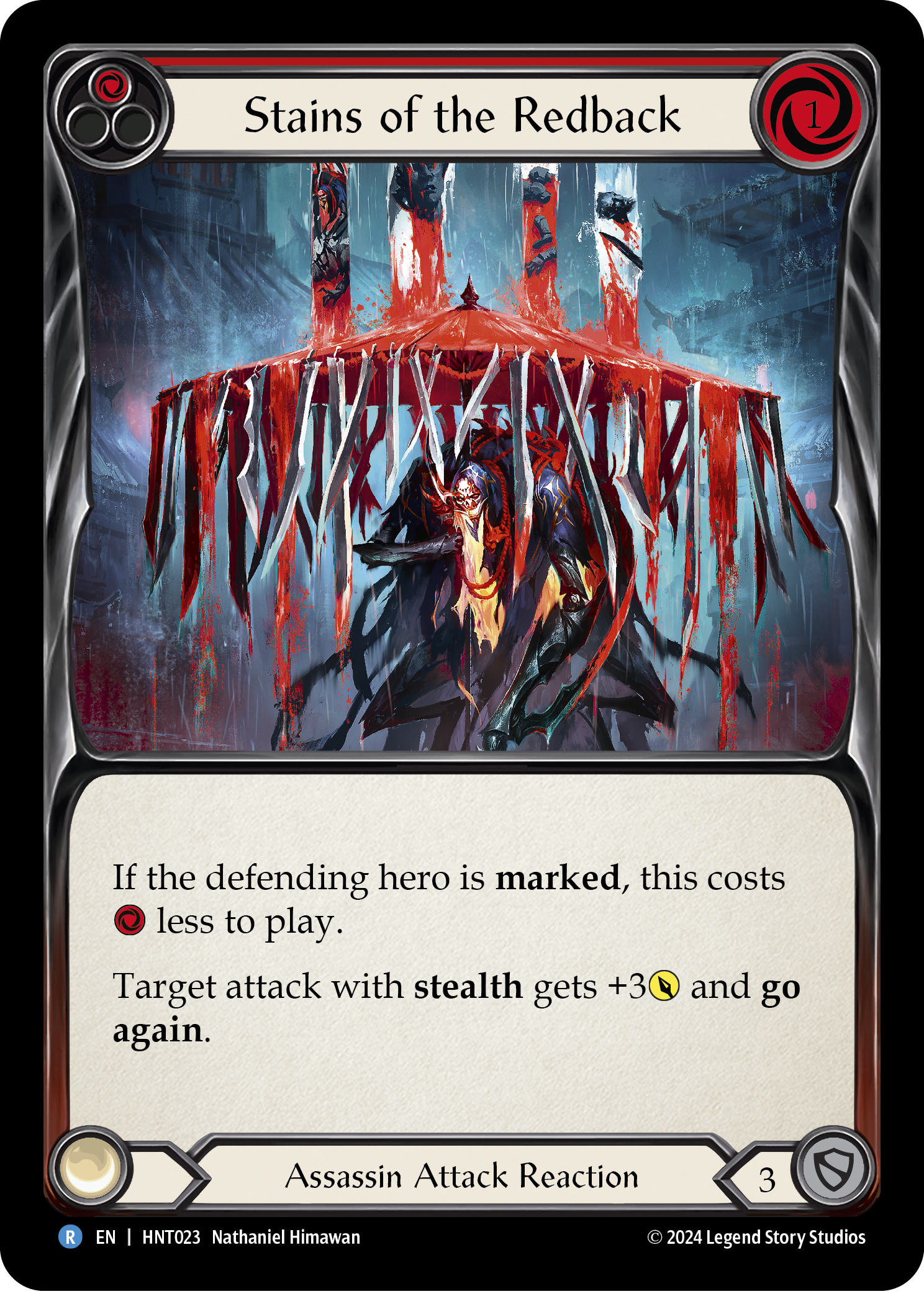 Stains of the Redback Rainbow Foil (Red) HNT023 (The Hunted)