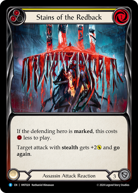Stains of the Redback Rainbow Foil (Yellow) HNT024 (The Hunted)