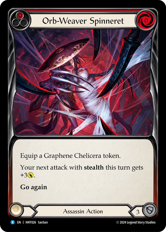 Orb-Weaver Spinneret Rainbow Foil (Red) HNT026 (The Hunted)