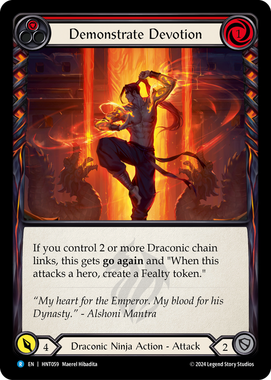 Demonstrate Devotion (Red) HNT059 (The Hunted)