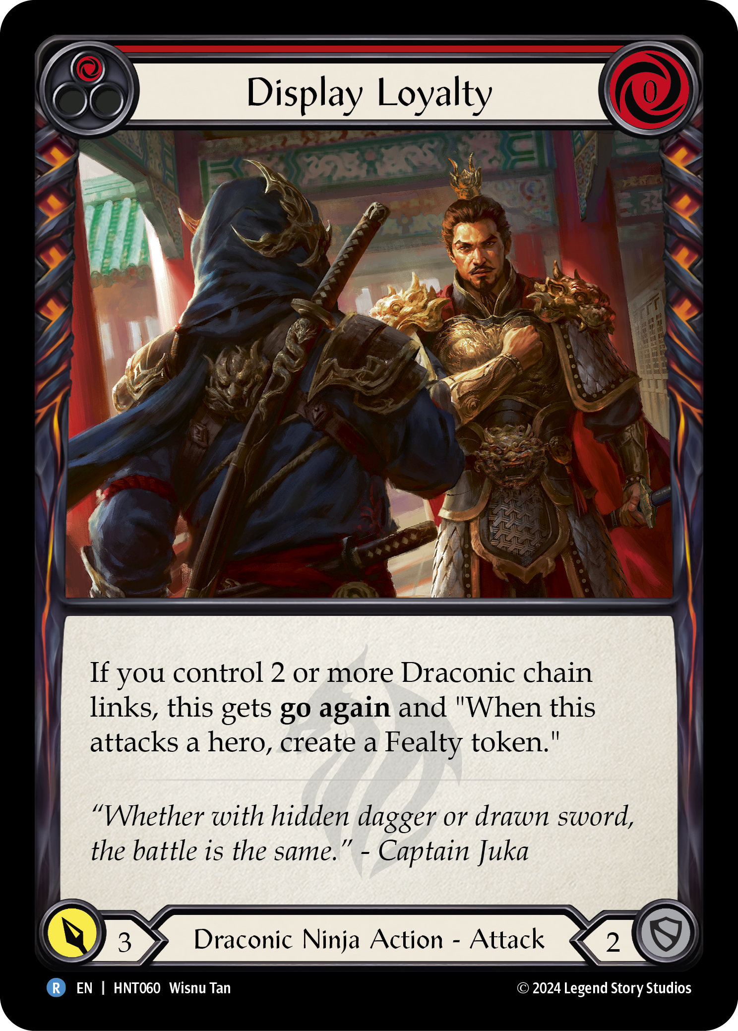 Display Loyalty (Red) HNT060 (The Hunted)