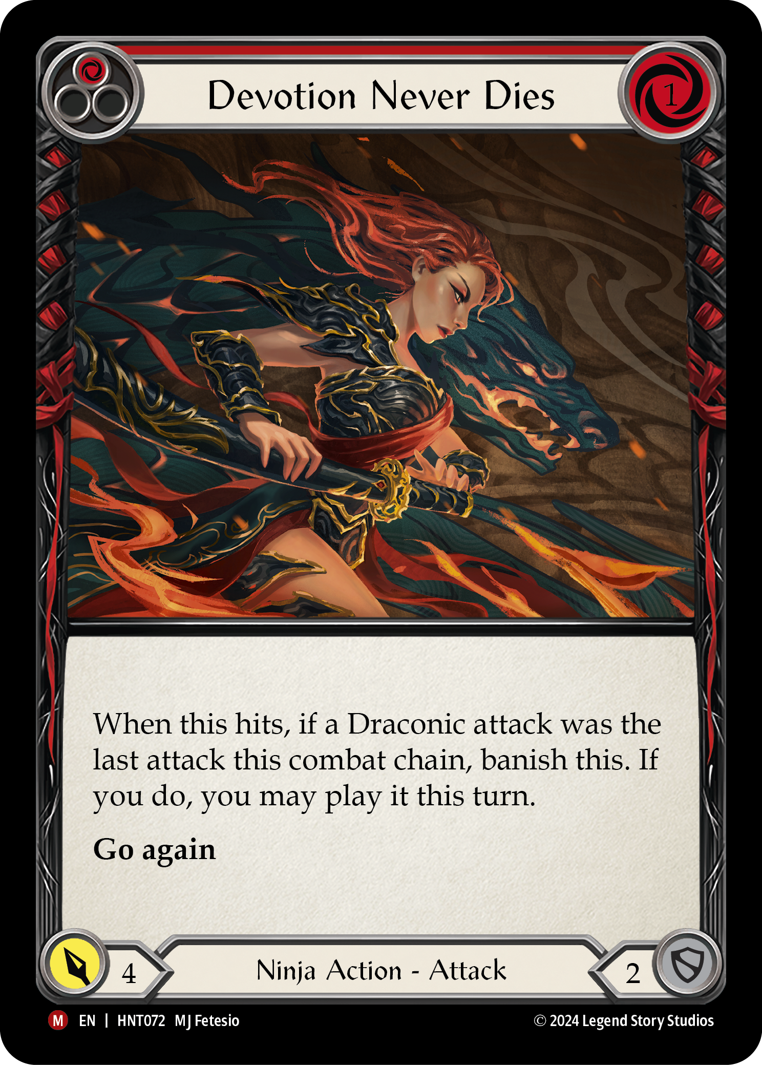 Devotion Never Dies (Red) HNT072 (The Hunted)