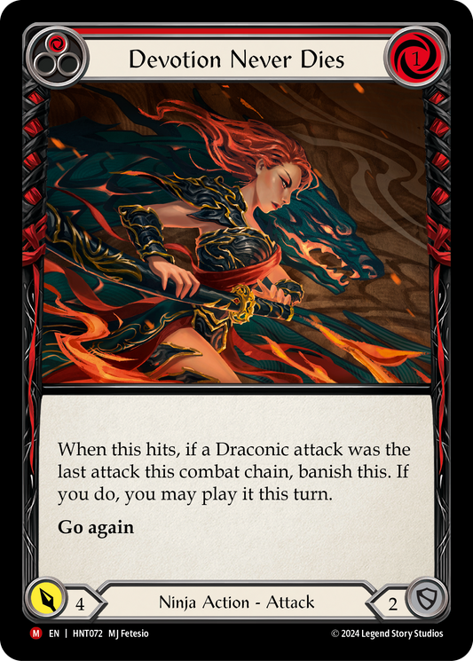 Devotion Never Dies Rainbow Foil (Red) HNT072 (The Hunted)