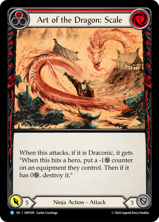 Art of the Dragon: Scale (Red) HNT076 (The Hunted)