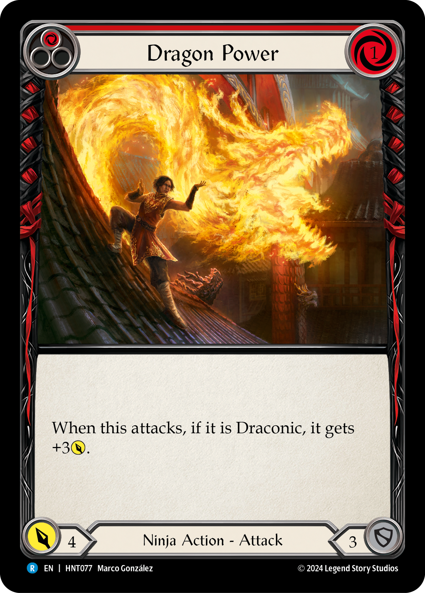 Dragon Power (Red) HNT077 (The Hunted)