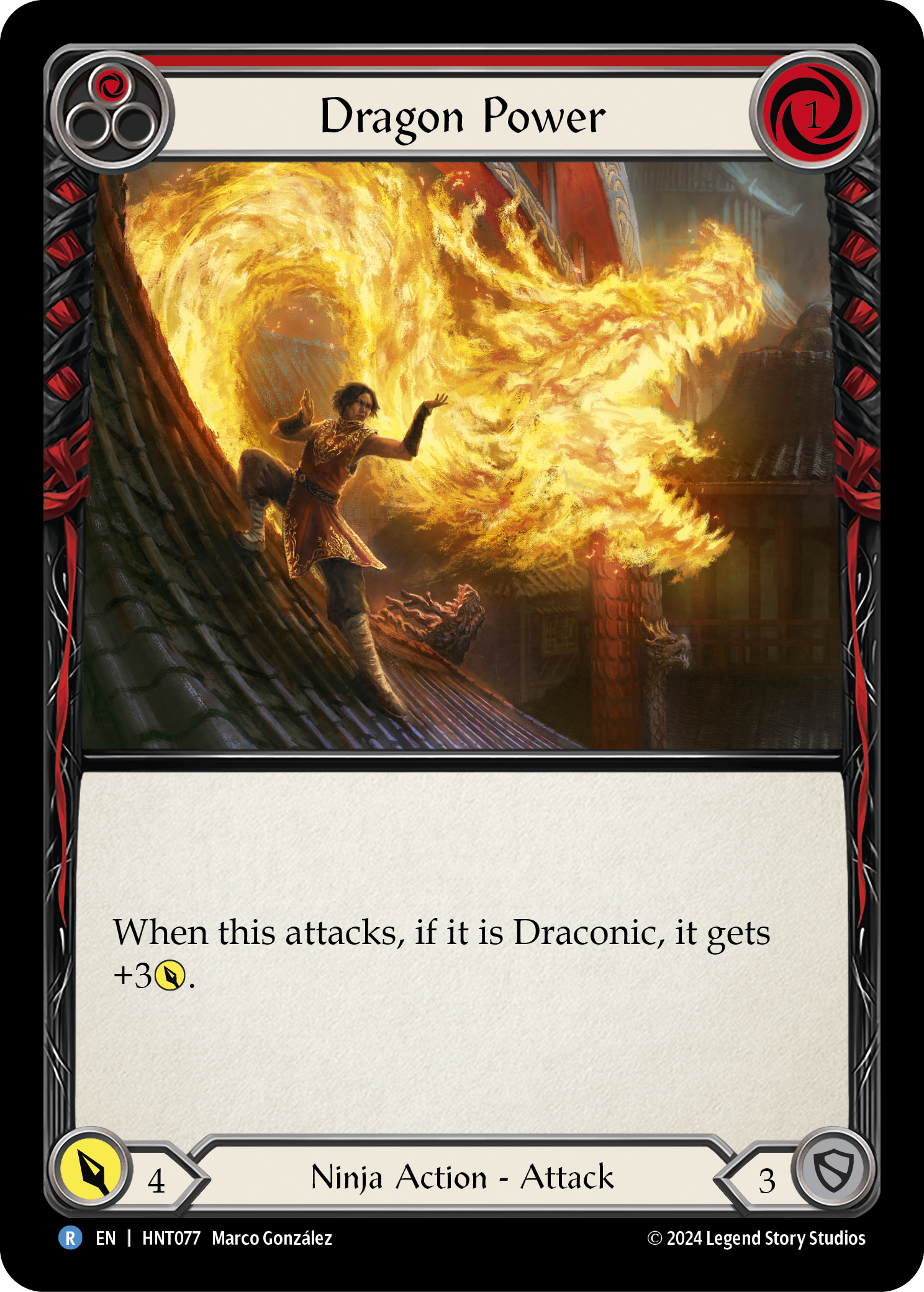 Dragon Power (Red) HNT077 (The Hunted)