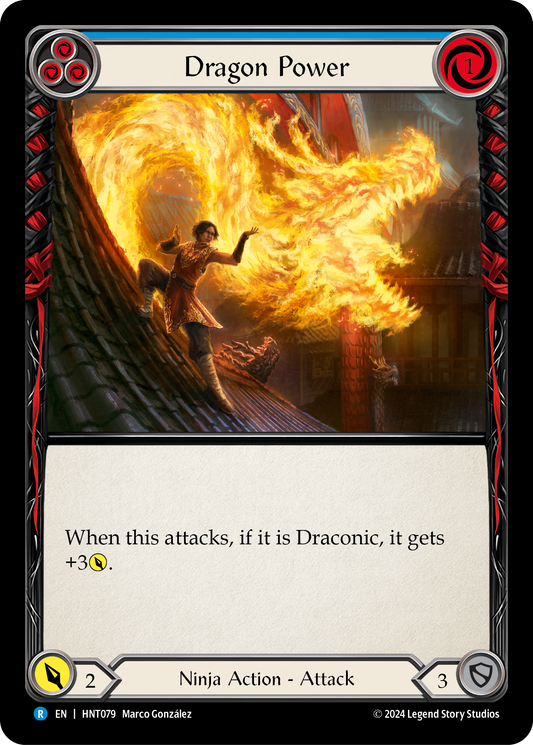Dragon Power Rainbow Foil (Blue) HNT079 (The Hunted)