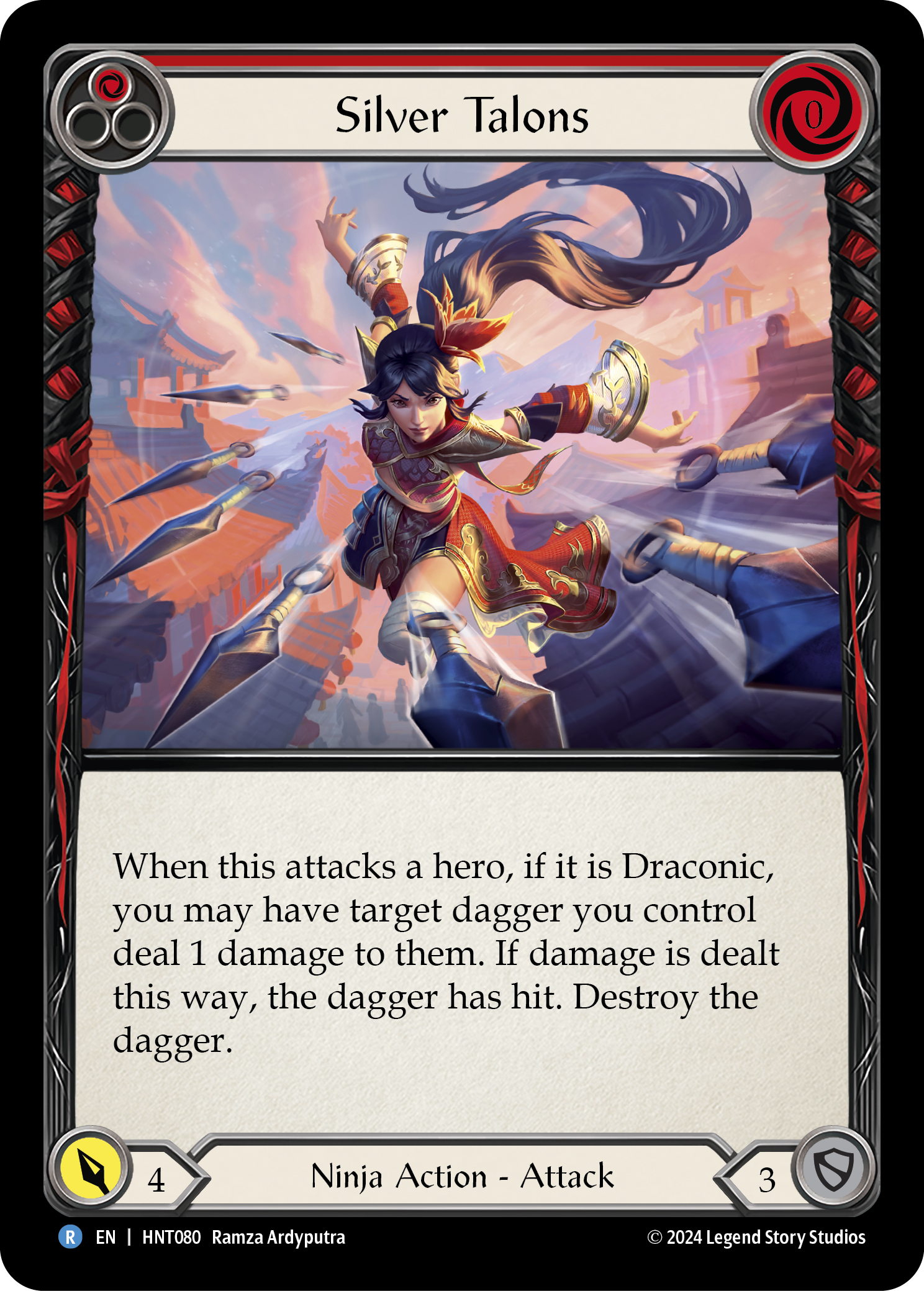 Silver Talons (Red) HNT080 (The Hunted)