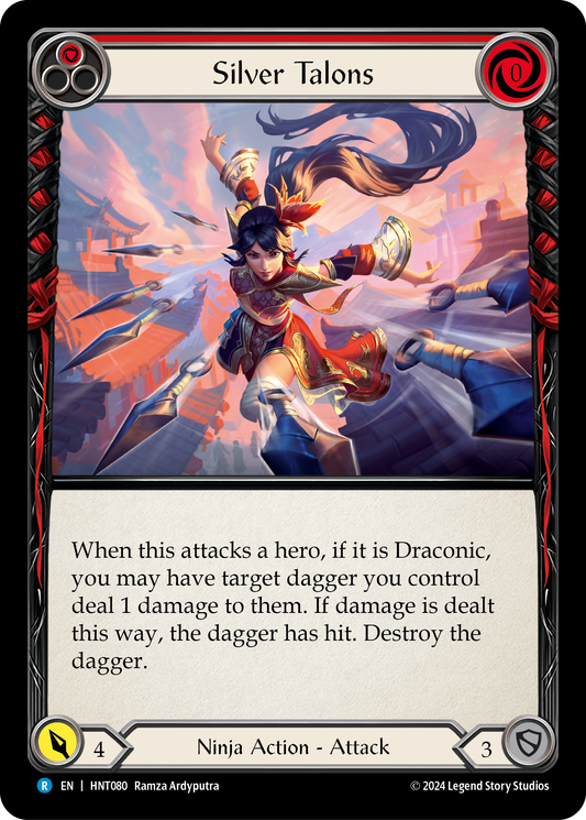 Silver Talons (Red) HNT080 (The Hunted)